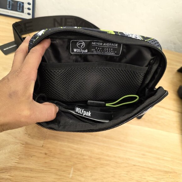Wolf Pak Never Average Area 51 Fanny Pack Crossbody NWT - Picture 7 of 13